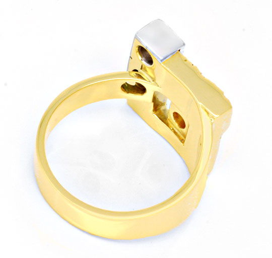 Foto 3 - Diamanten-Ring, Handarbeit, Spitzen Smaragd, S6039
