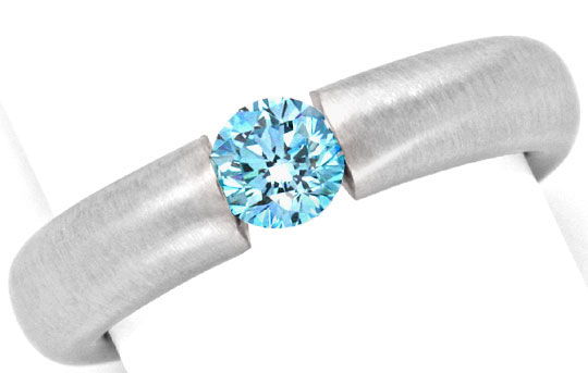 Foto 2 - Goldring Diamant Blau Fancy Intense Blue Treated, S9076