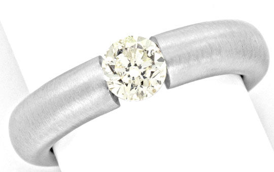 Foto 2 - Diamant-Spannring 0,78ct Brillant 18K Weißgold, S9139